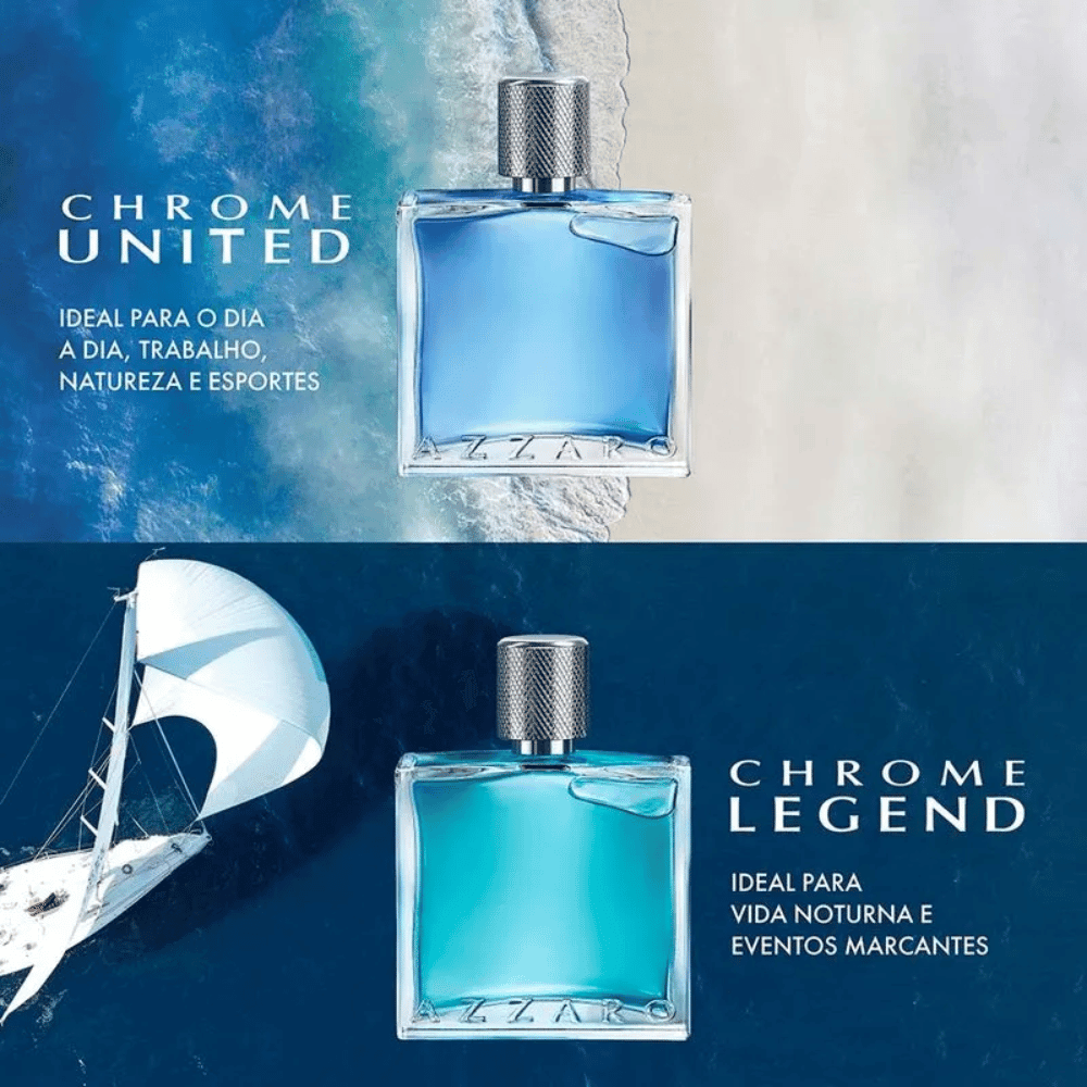 Azzaro Chrome United Eau de Toilette Masculino