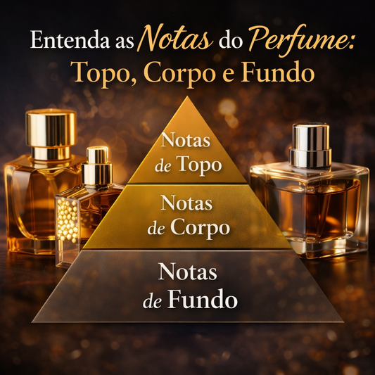 Entenda as Notas do Perfume: Topo, Corpo e Fundo