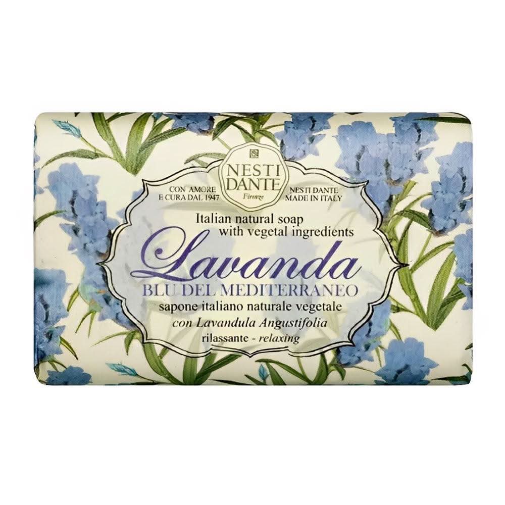 Nesti Dante Sabonete Barra Lavanda Blu Del Mediterraneo