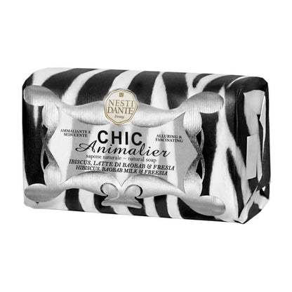 Nesti Dante Sabonete Barra Chic Animalier White