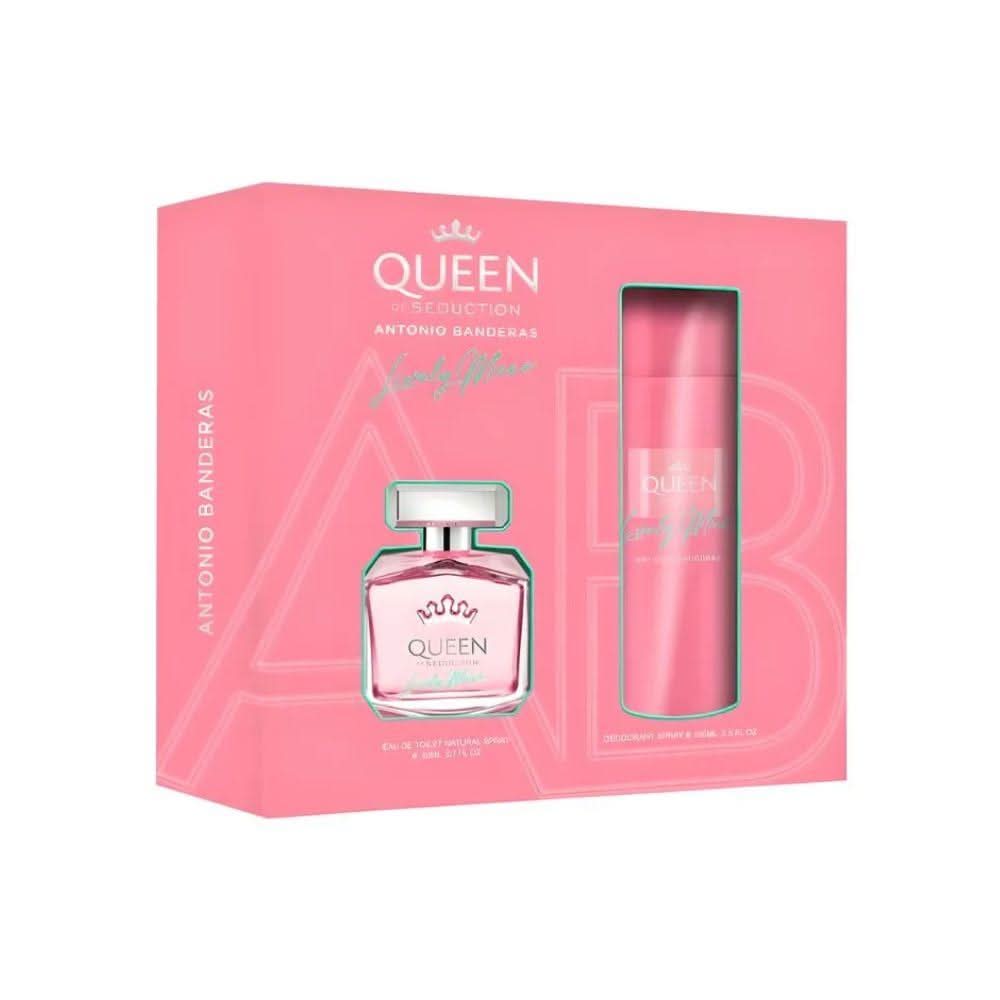 Coffret Antonio Banderas Kit Queen of Seduction Lively Muse Eau de Toilette Feminino + Desodorante