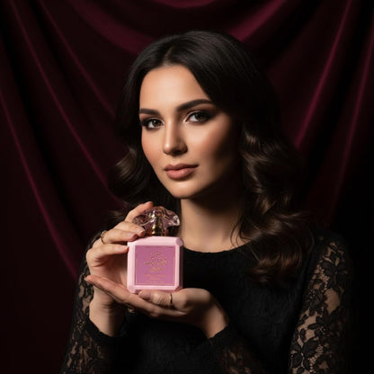 Ard al Zaafaran Pink Blush Shams Al Emarat Khususi, Perfume Marshmallow Blush Para Mulheres, Eau De Parfum - 100 Ml (3,4 Oz) Perfume Árabe Romântico E Doce - Uma Fragrância Cativante Embalada Em Um
