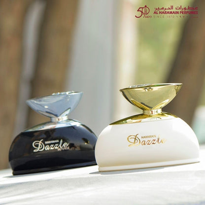 Al Haramain Dazzle - Perfume árabe para mulheres - Fragrâncias florais frutadas de longa duração com notas de groselha preta, bergamota, rosa, patchouli - Eau de Parfum árabe - Spray EDP de 100 ml