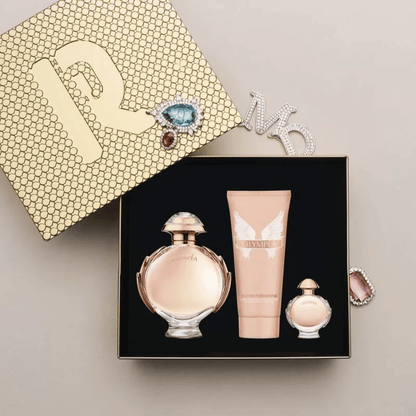 Paco Rabanne Kit Olympea Eau de Parfum + Body Lotion + Miniatura Feminino