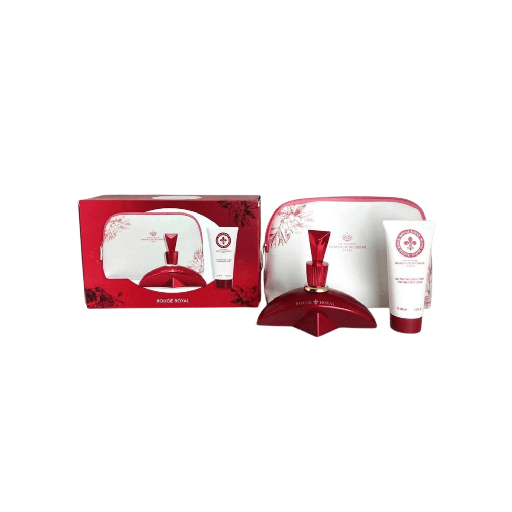 Marina de Bourbon Kit Rouge Royal Eau de Parfum Feminino + Body Lotion + Necessaire