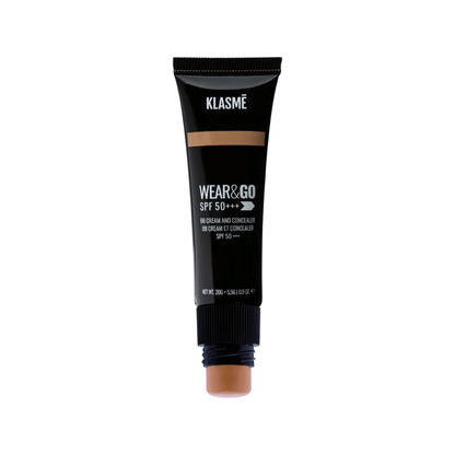 Klasme Base Líquida 20g + Corretivo 5,5g Wear&GO BB Cream And Concealer SPF50