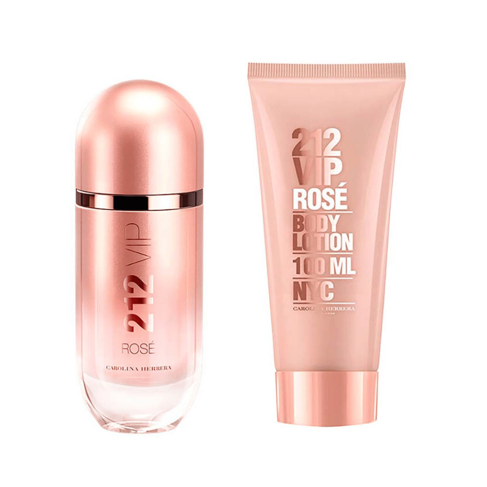 Carolina Herrera Kit 212 VIP Rosé Eau de Parfum Feminino + Body Lotion