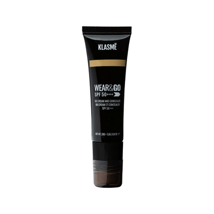 Klasme Base Líquida 20g + Corretivo 5,5g Wear&GO BB Cream And Concealer SPF50