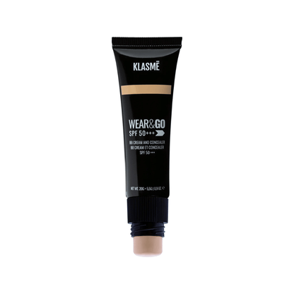 Klasme Base Líquida 20g + Corretivo 5,5g Wear&GO BB Cream And Concealer SPF50