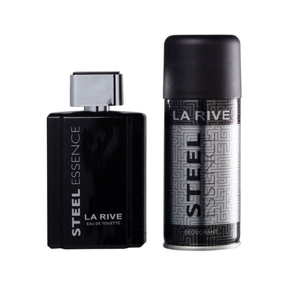 La Rive Kit Steel Essence Eau de Toilette Masculino + Desodorante