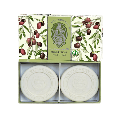 La Florentina Sabonete Olive Flowers - 2 Unidades