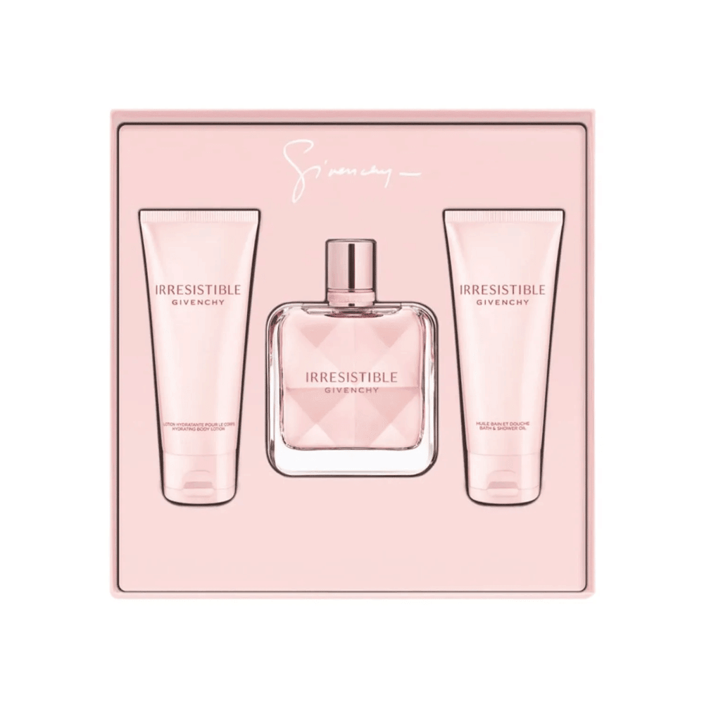 Givenchy Kit Irresistible Eau de Parfum 80ml + Body Lotion 75ml + Shower Oil 75ml Feminino