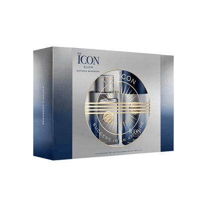 Kit  Antonio Banderas The Icon Elixir Eau de Parfum Masculino + Desodorante